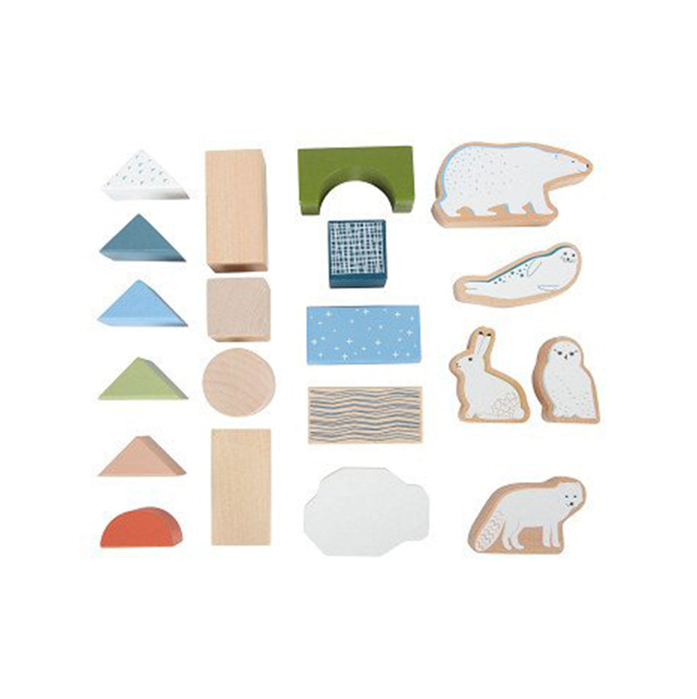 Bouwblokken Antarctica duurzaam speelgoed