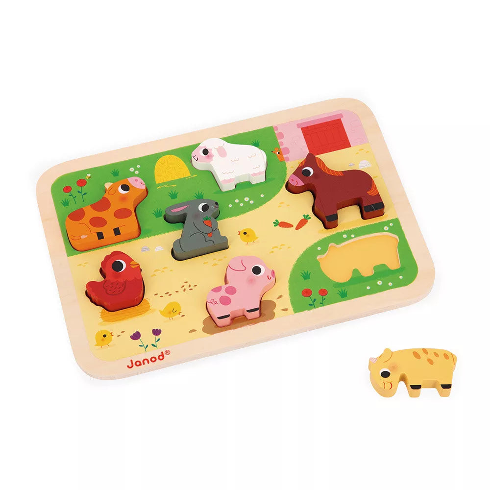 Chunky Puzzel - Boerderij - Huren