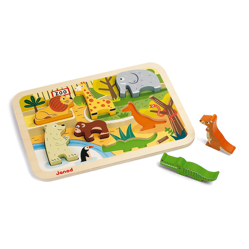 Chunky Puzzel - Dierentuin - Huren