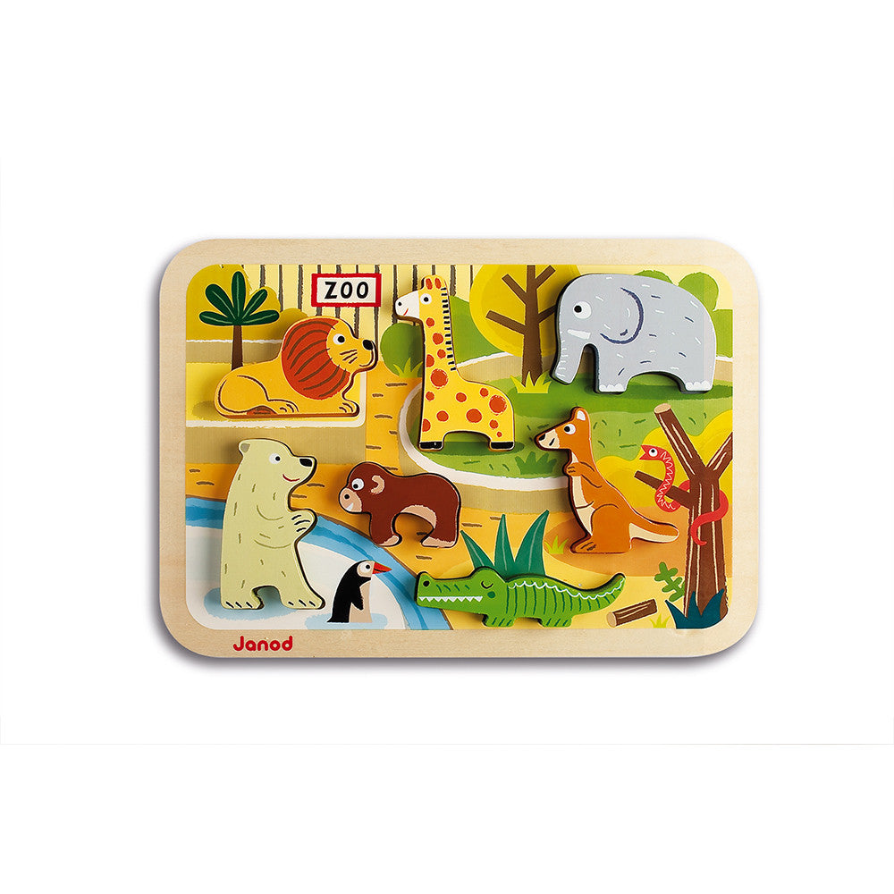 Chunky Puzzel - Dierentuin - Huren