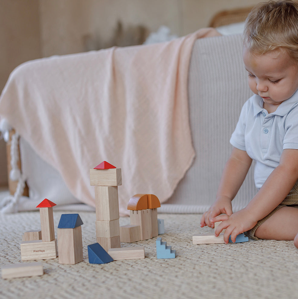 Creatieve Blokken Plan Toys duurzaam speelgoed
