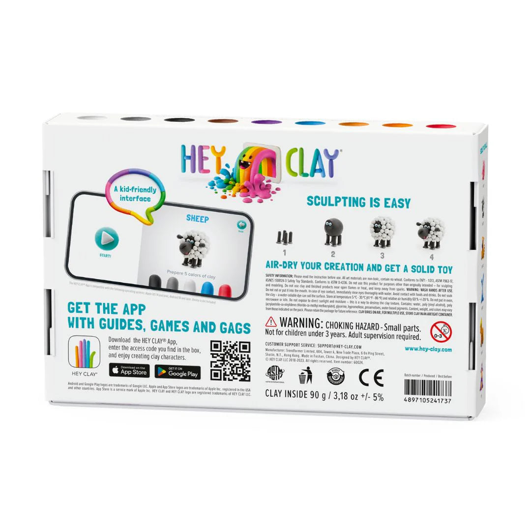 Hey Clay - Hond, koe & schaap 6 potjes