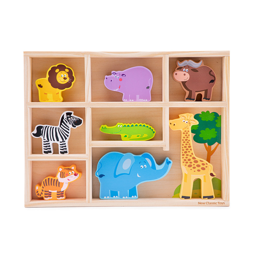 Safari Dieren Box duurzaam speelgoed