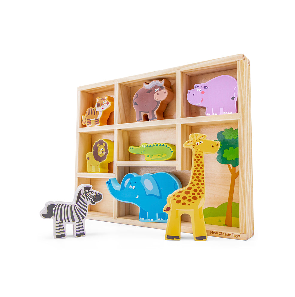 Safari Dieren Box duurzaam speelgoed