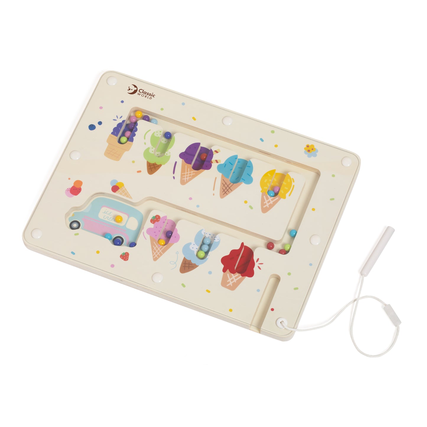 Magnetisch Speelbord Ijsjes - Huren