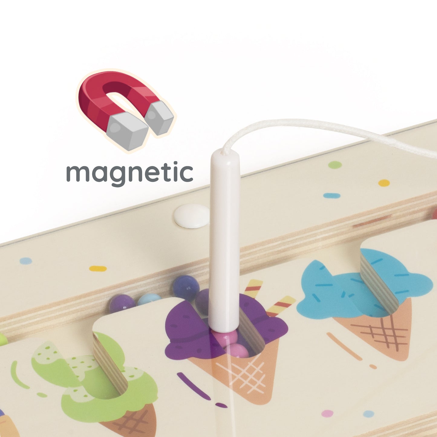 Magnetisch Speelbord Ijsjes - Huren