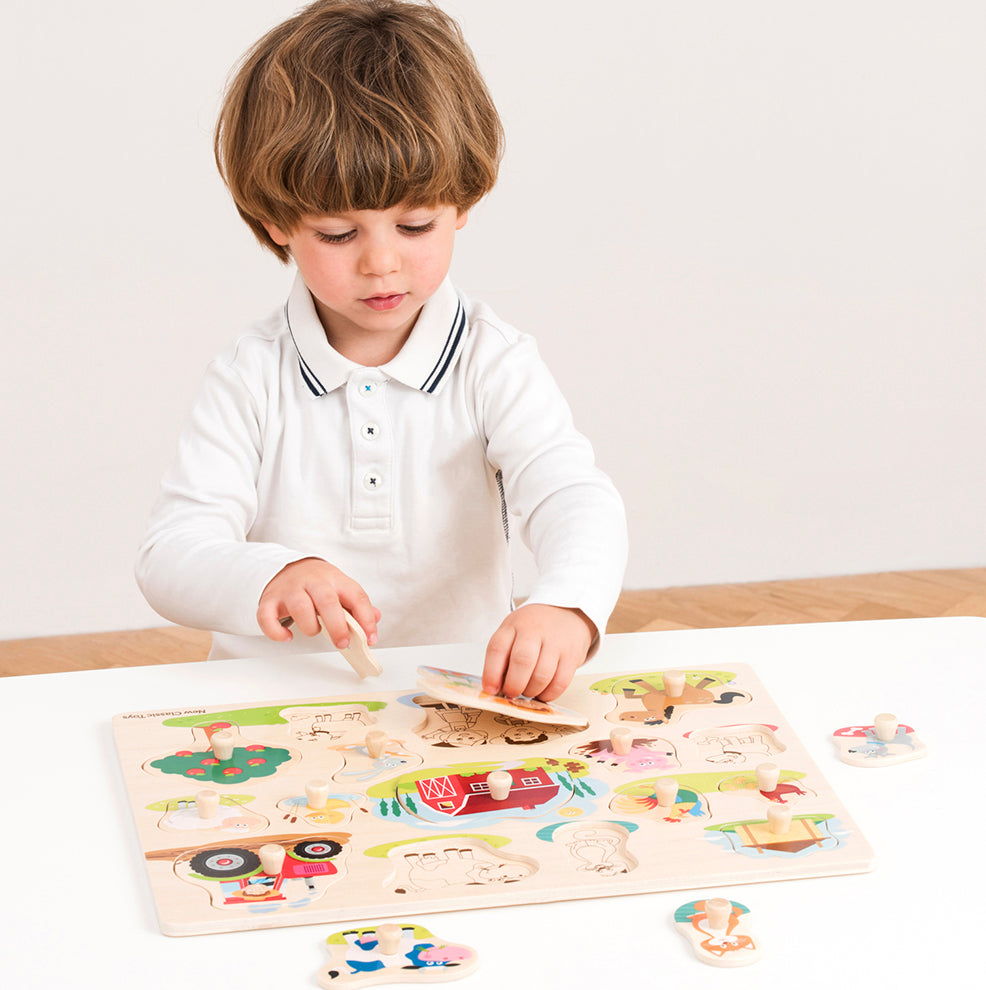 Puzzel Boerderij duurzaam speelgoed