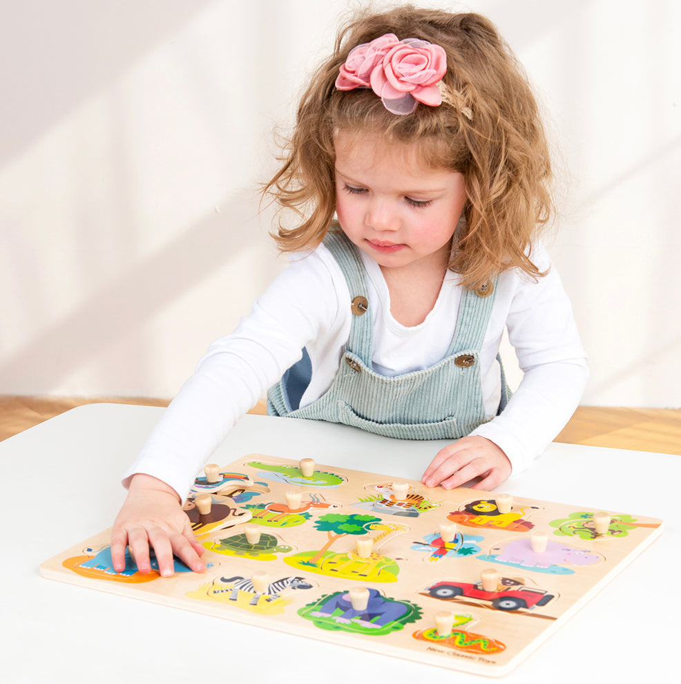 Puzzel Dieren Safari duurzaam speelgoed
