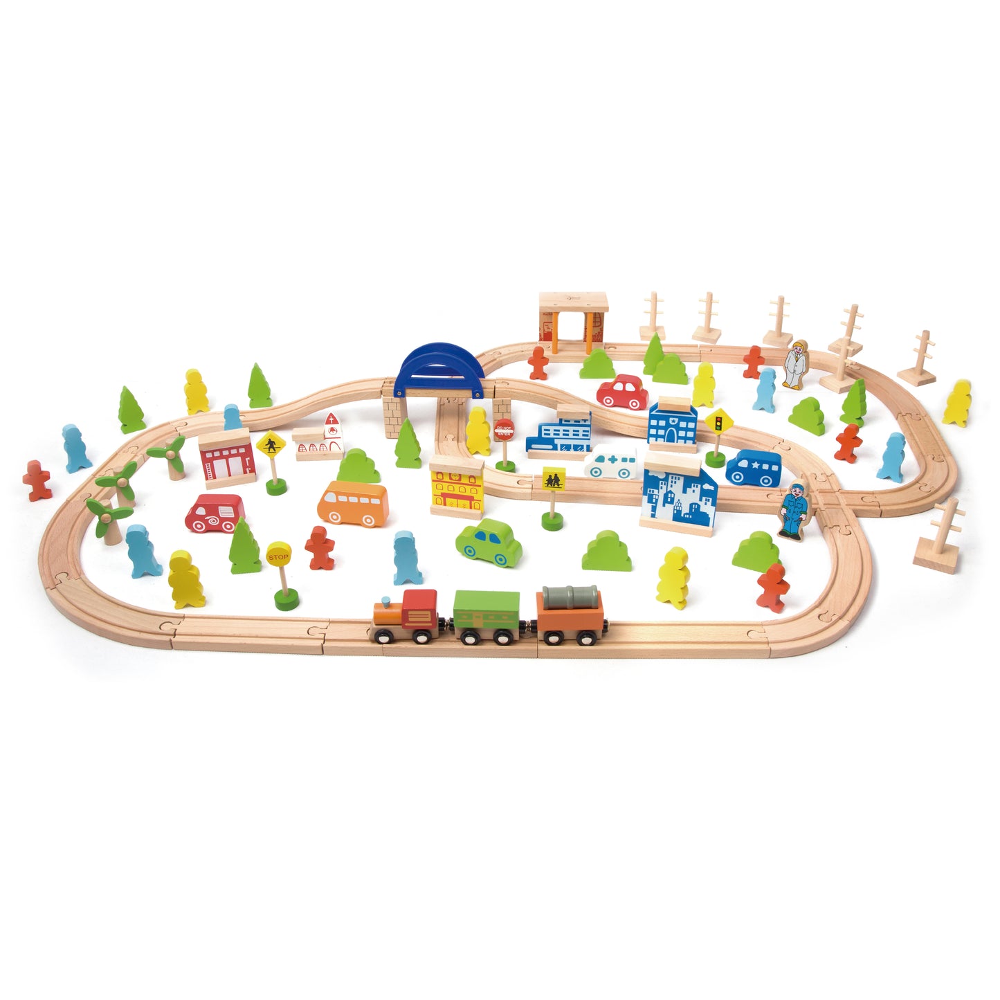 Trein Set 110 Stuks - Huren