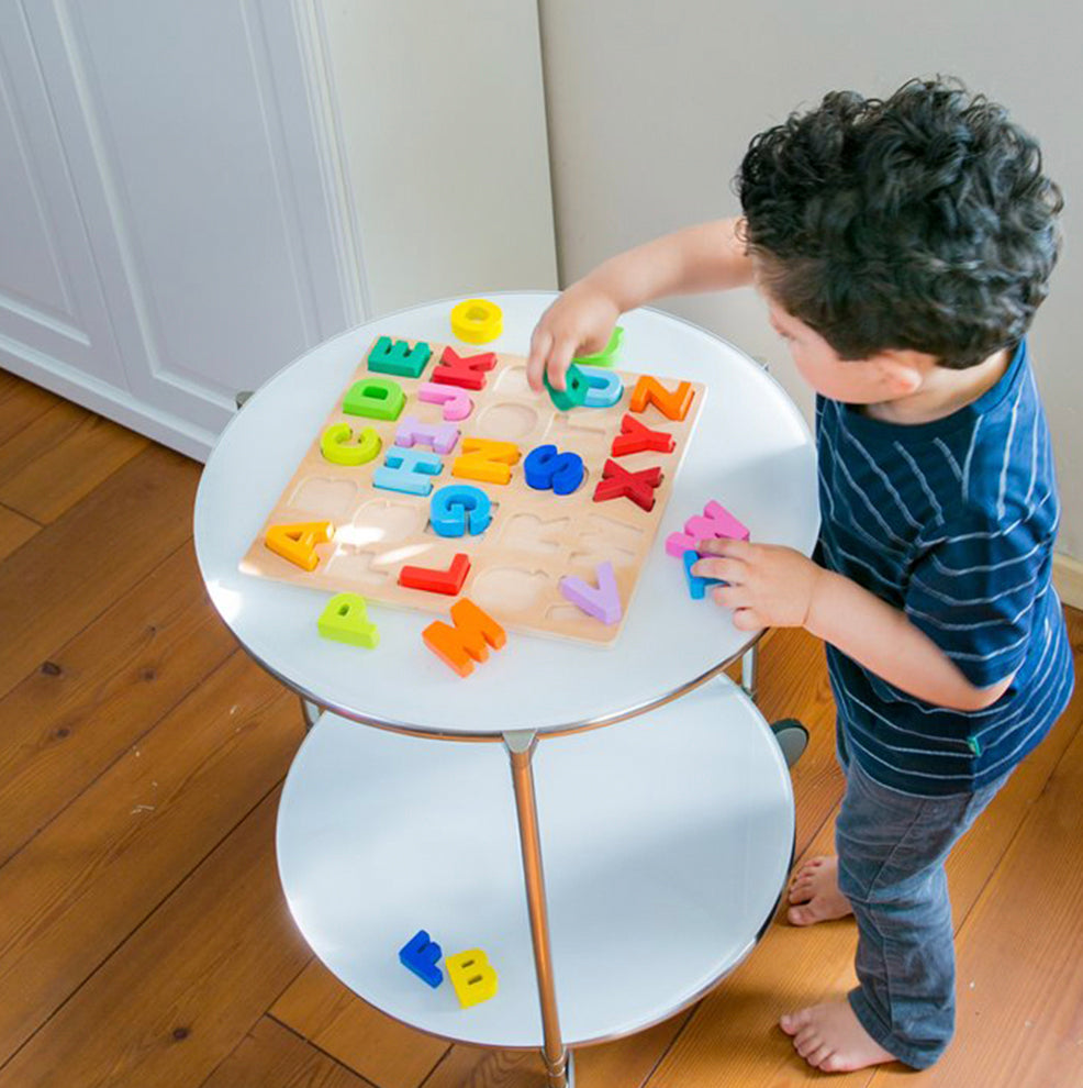 Alfabetpuzzel duurzaam speelgoed