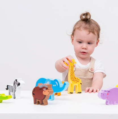 Safari Dieren Box duurzaam speelgoed