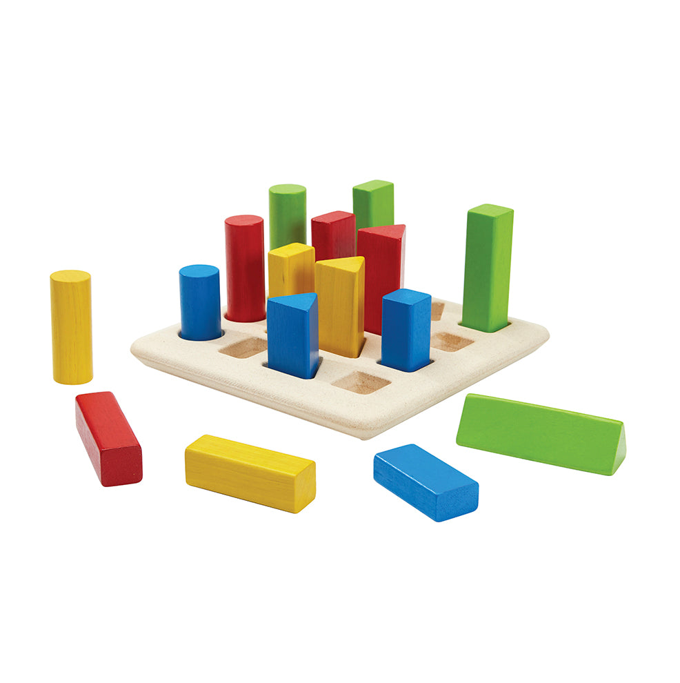 Geometrische Pinnen duurzaam speelgoed
