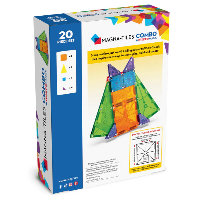 Magna-Tiles Combo set 20 stuks