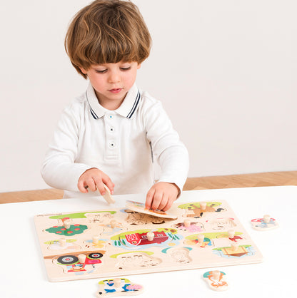 Puzzel Boerderij duurzaam speelgoed